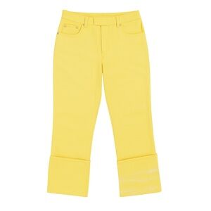 ROCCOBAROCCO Y2K DESIGNER YELLOW JEANS PANTS S46 ITALY